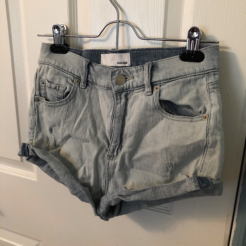Garage Retro High Waist Jean Shorts
